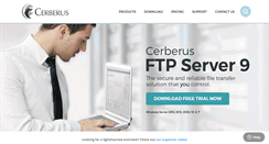 Desktop Screenshot of cerberusftp.com