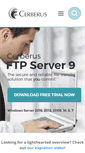 Mobile Screenshot of cerberusftp.com